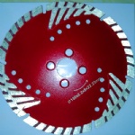 Diamond Cutting Blade with protective triangle teeth