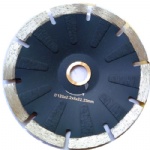Segmented Concave Blade with T Segments